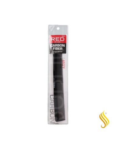 Red Kiss Carbon Large Barber Comb